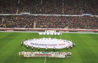 Bundesliga-Aktionsspieltag gegen Rassismus und Ausgrenzung.